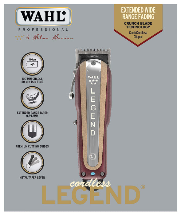 WAHL Cordless Legend バリカン レア 希少 フェードカット 最新の激安
