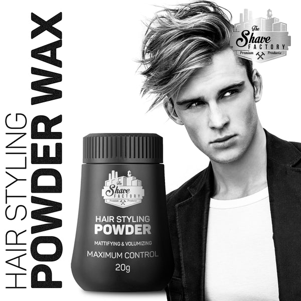 The Shave Factory Hair Styling Powder 21g MCR Barber Supplies