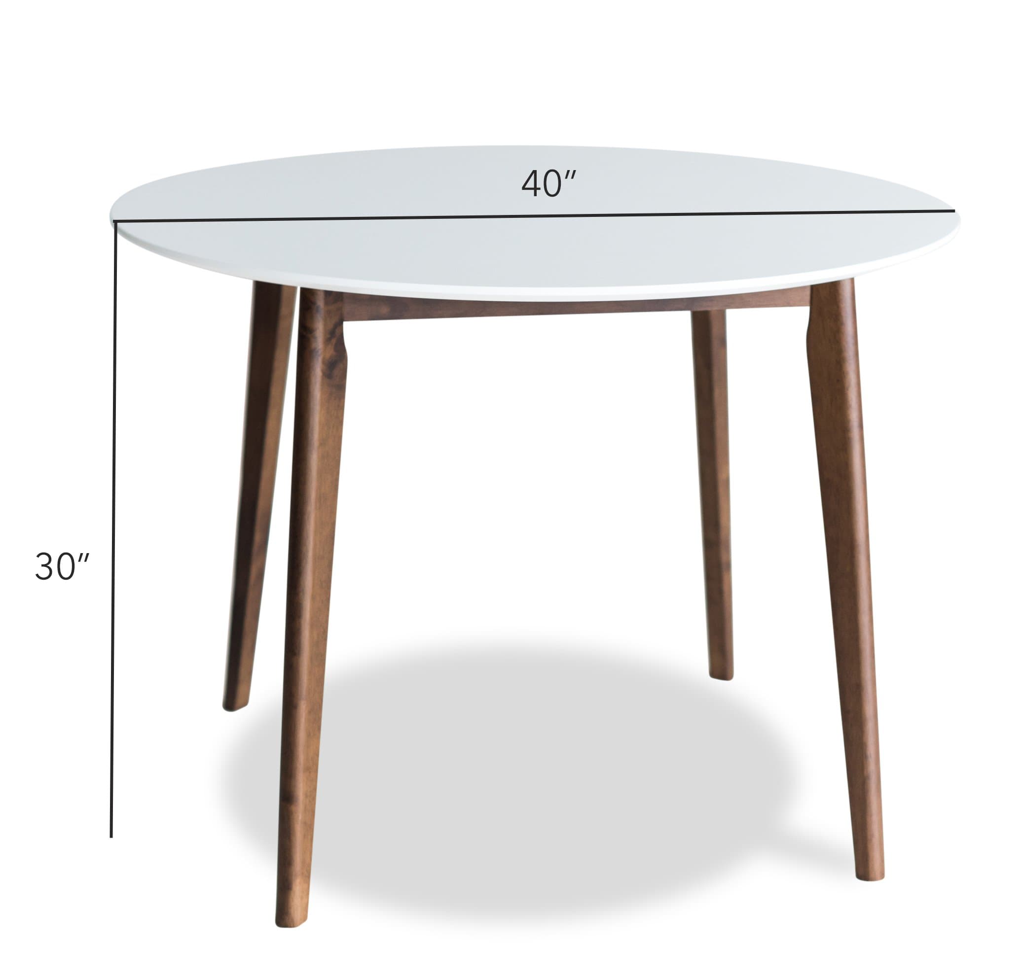 Dakota Dining Table Set (White)