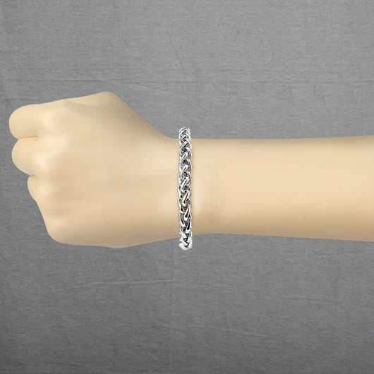 Round Spiga Chain Stainless Steel Bracelets – iconbodyjewelry.com