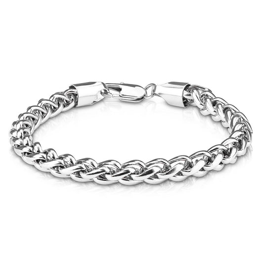 Round Spiga Chain Stainless Steel Bracelets – iconbodyjewelry.com