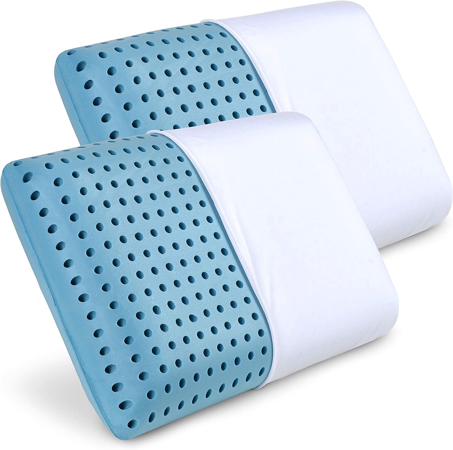 PharMeDoc Cooling Memory Foam Pillow - 2 PACK