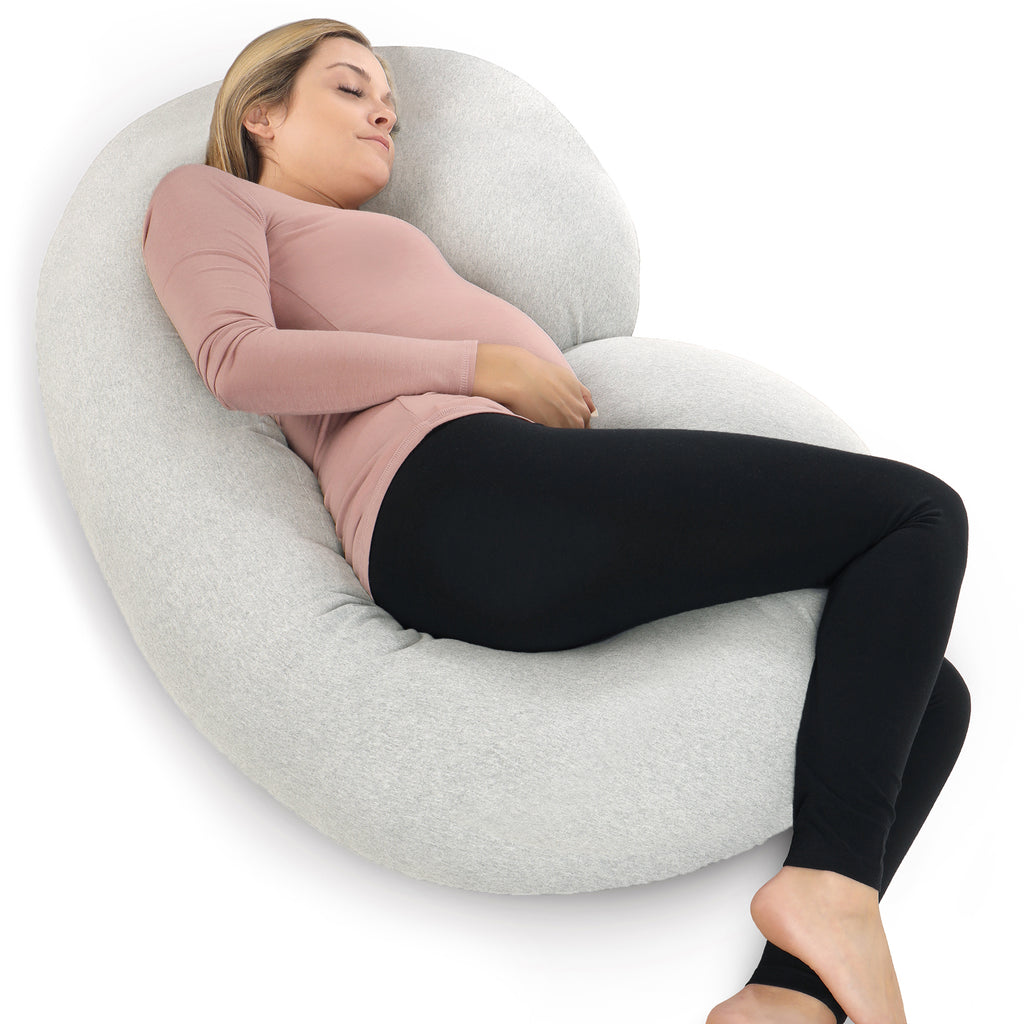 grey pregnancy pillow