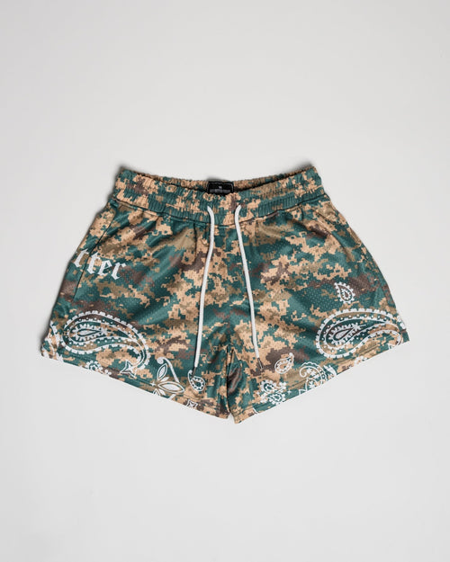 Blue Bandana 5 Lifestyle Shorts - Final Sale - 2XL & 3XL Only 2XL