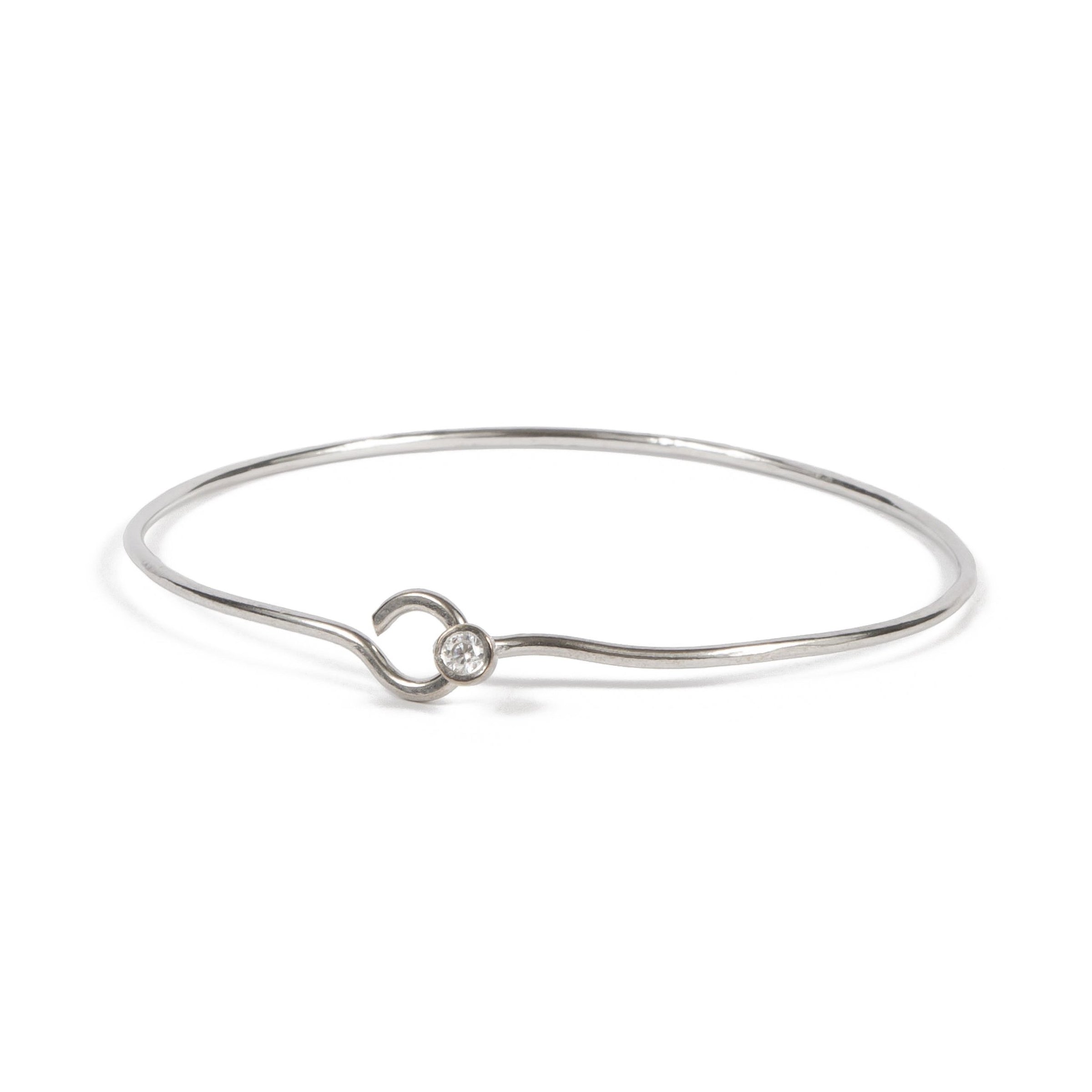thin silver bracelets