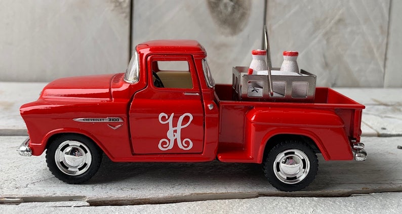 personalized diecast trucks