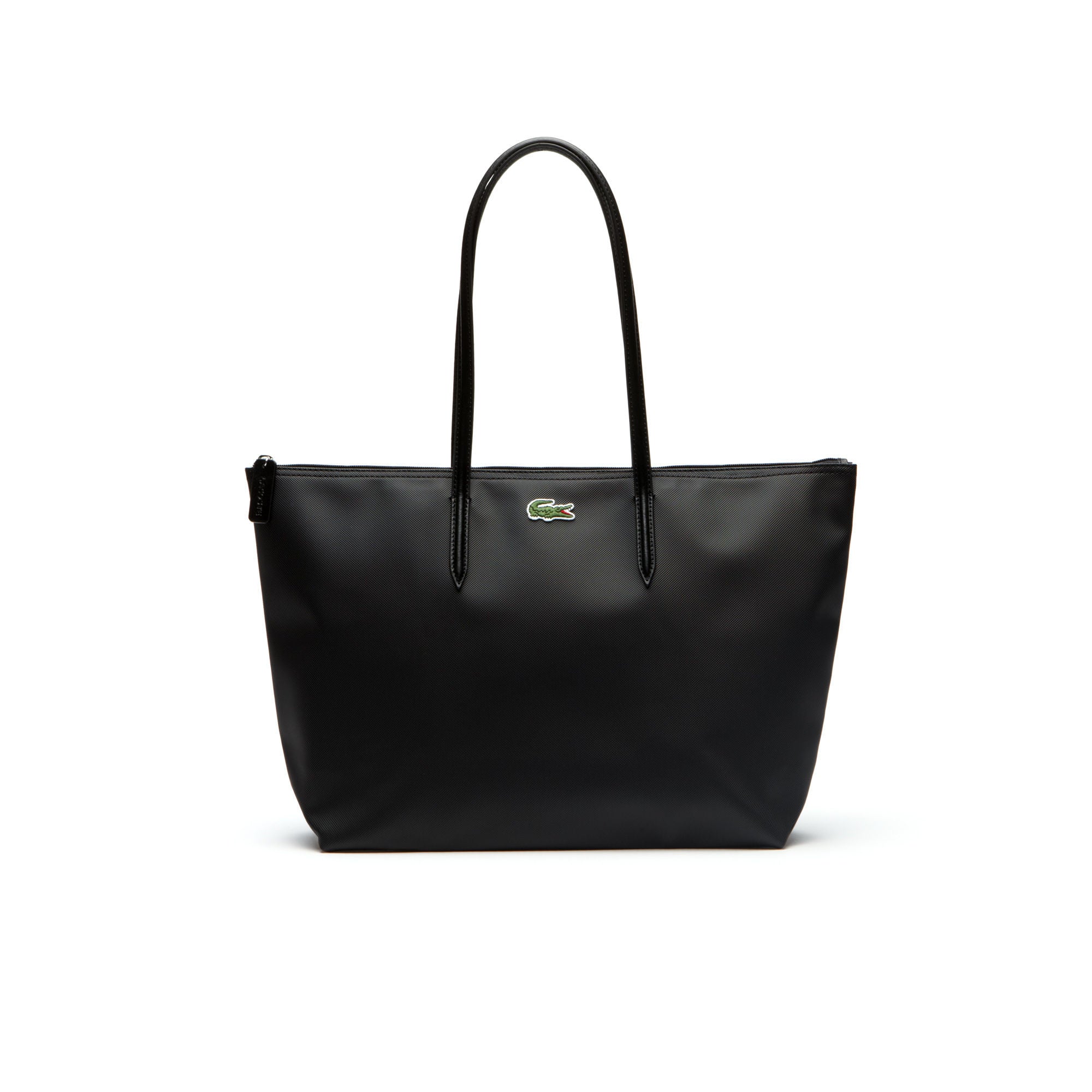 lacoste concept petit piqué zip tote