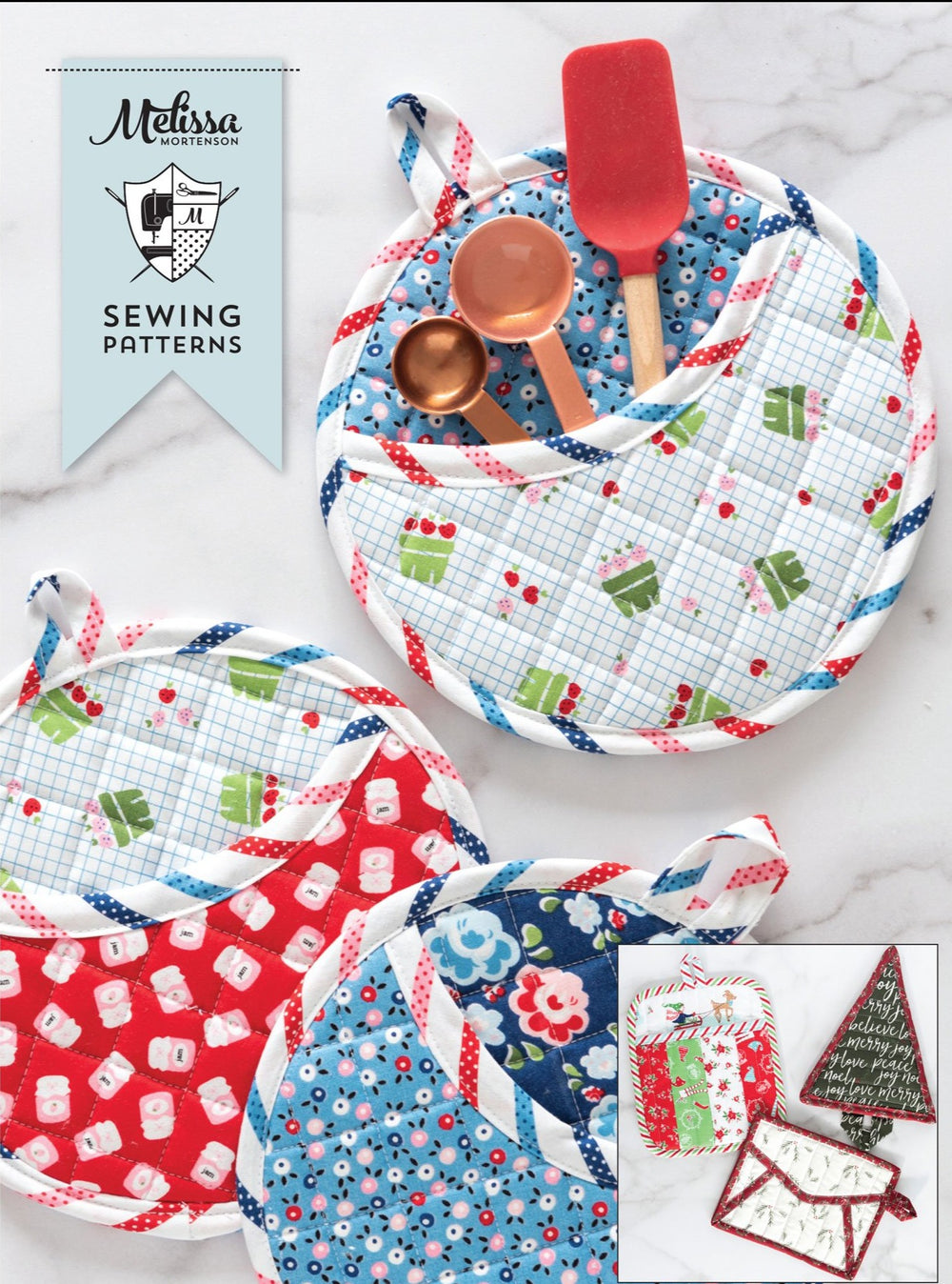 The Quilted Kitchen Potholder Sewing Pattern