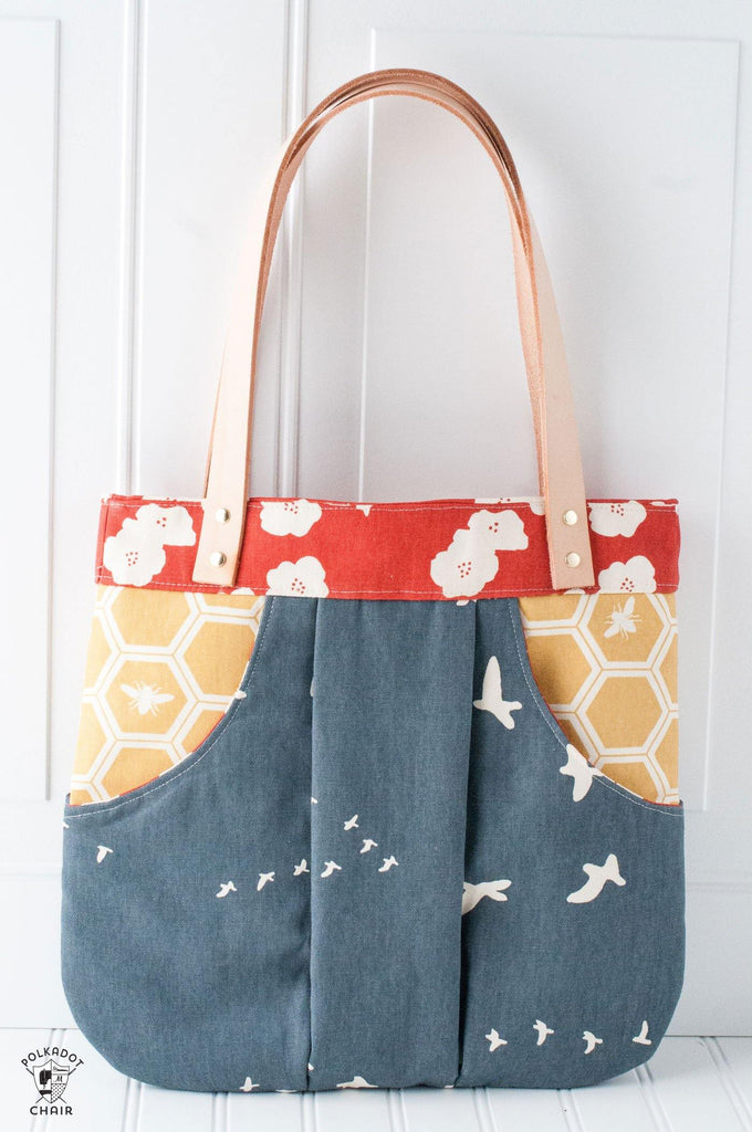 March Bag Sewing Pattern | Digital PDF Pattern | Polka Dot Chair