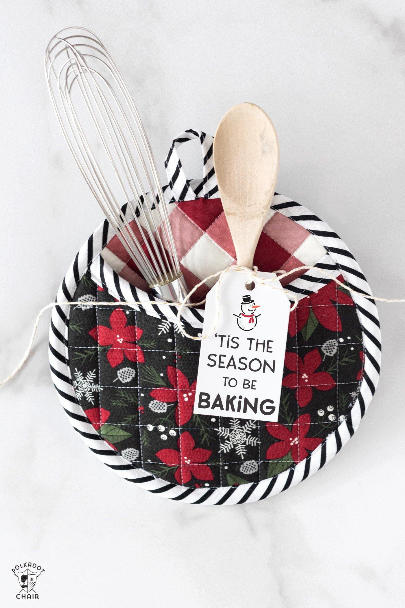 Free Printable Christmas Baking Gift Tags - The Polka Dot Chair
