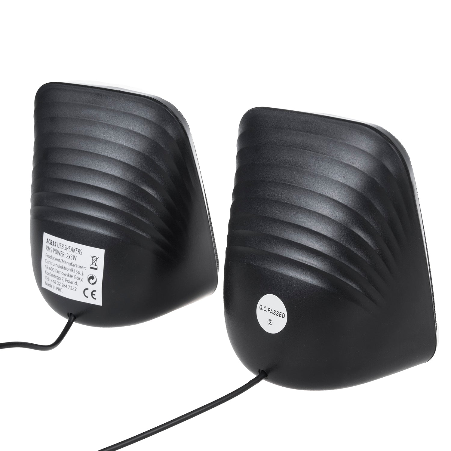 Sans Marque - Haut-parleurs d'ordinateur Enceintes 6W USB Audiocore AC805  noir - Enceinte PC - Rue du Commerce