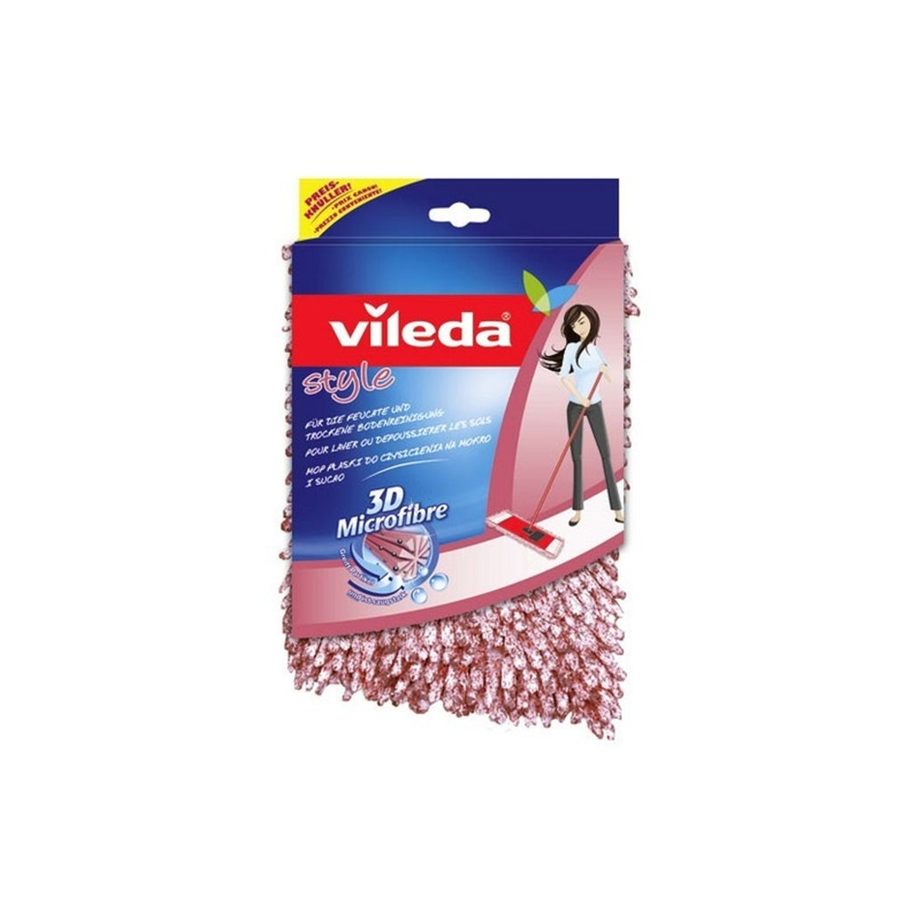 Vileda - Vadrouille plate microfibre avec manche Vileda Chenille