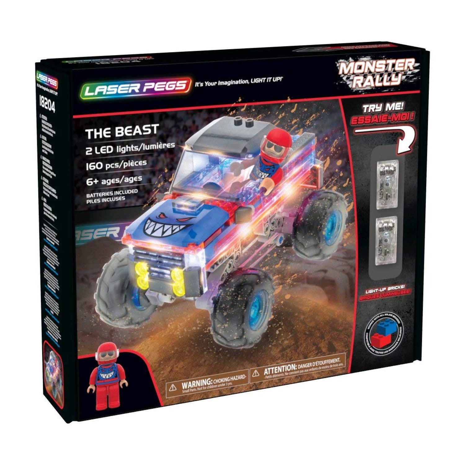 laser pegs monster truck