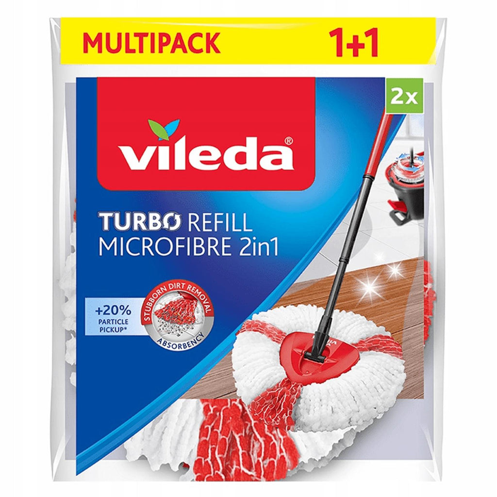 Vileda Easy Wring and Clean Turbo Microfibre Mop and Bucket Set - Grey