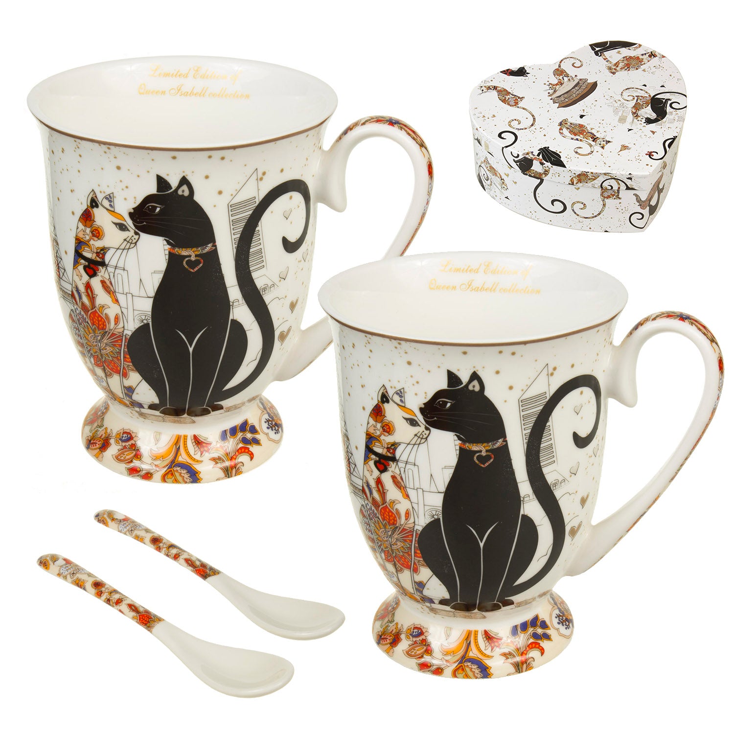 Gustav Klimt The Kiss Set of 2 Mug Set