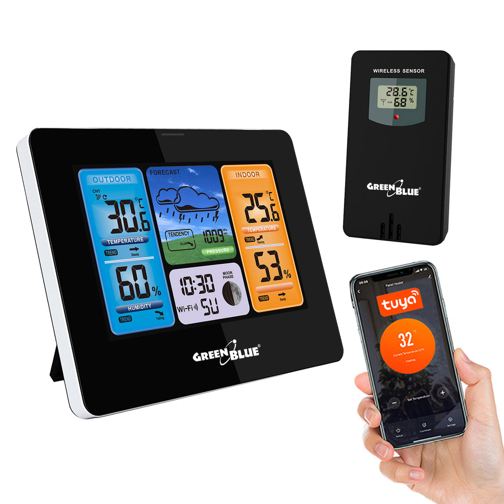 Sveglia di ricarica Wireless multifunzione 3 IN 1 caricabatterie Wireless  intelligente calendario Display della temperatura orologio