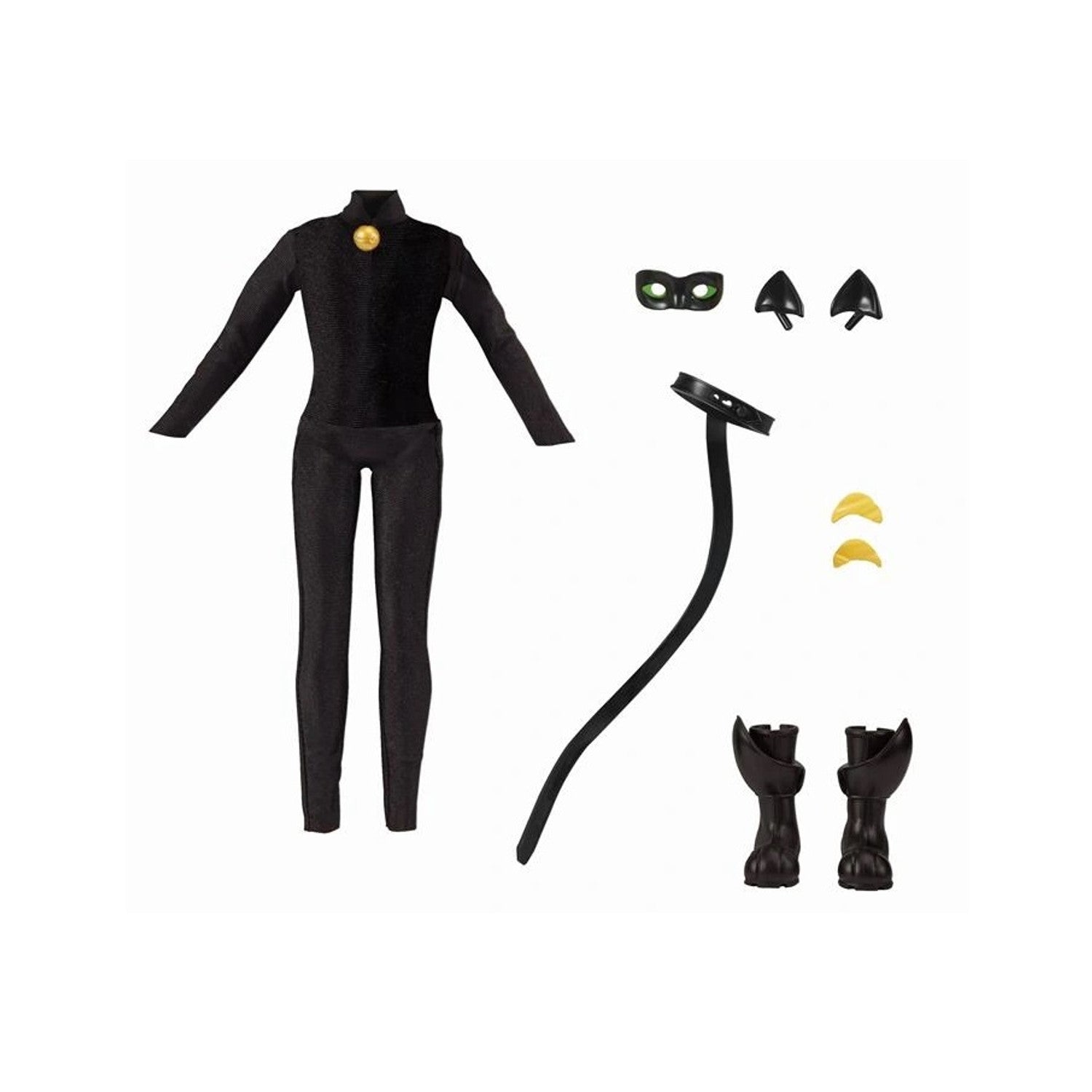 Miraculous Cat Noir Dress Up Set Adrien Mask Ring Plagg Kwami Stick Role  Play UK