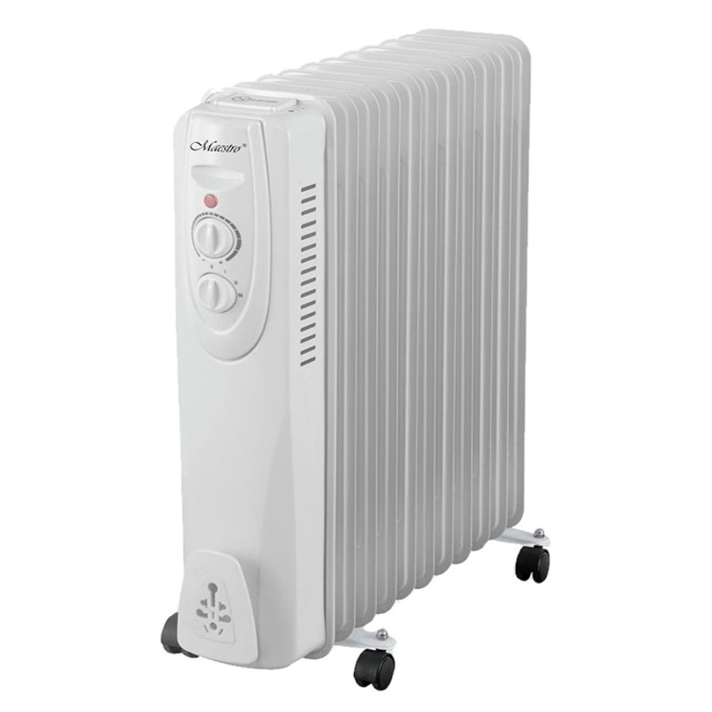 Yoevu Radiateur Huile Basse Consommation 11 Éléments 2500W Blanc