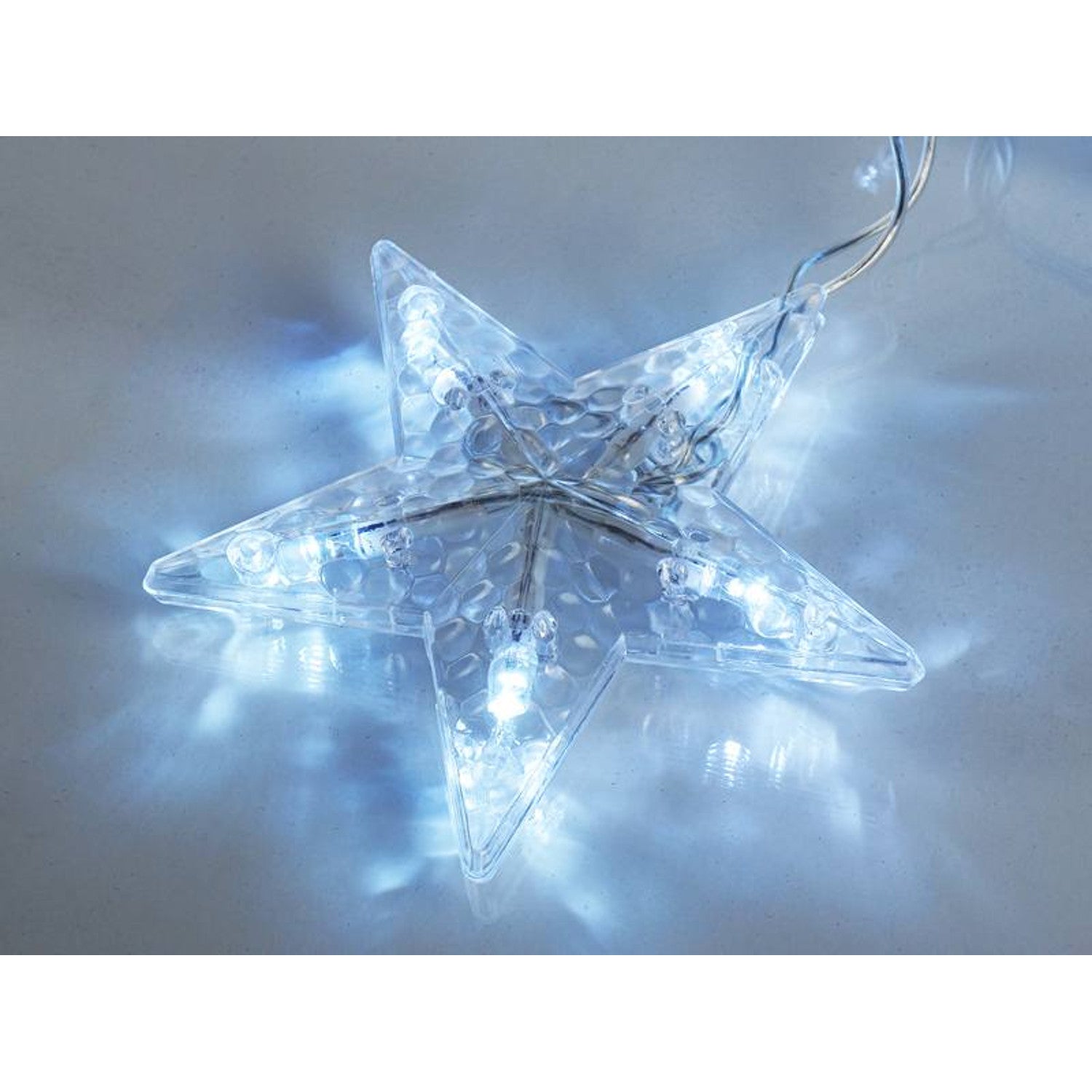 Maclean - Guirlande lumineuse LED avec lune-étoile-rideau Maclean