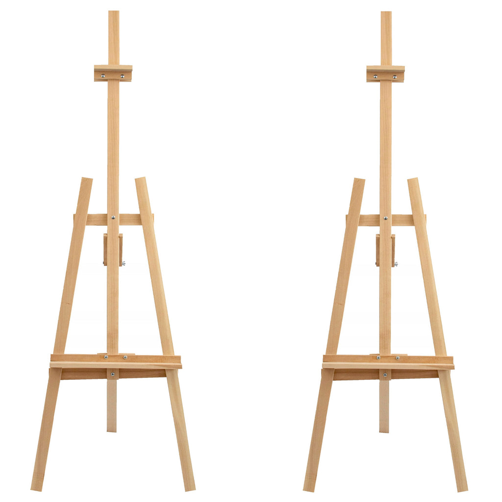 Solid Wood Easels, 150cm/175cm Tall Folding Easel Adjustable