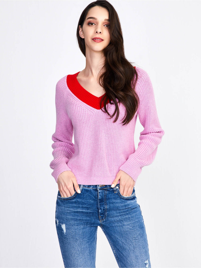 cotton cropped sweater