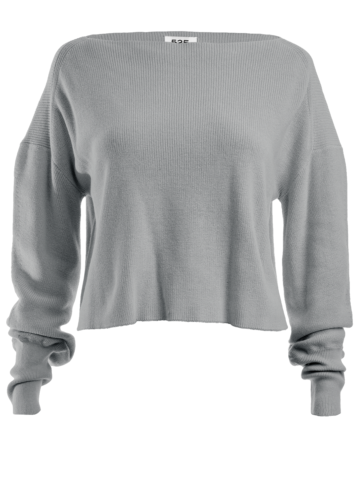 Bateau Neck Bishop Sleeve Sweater