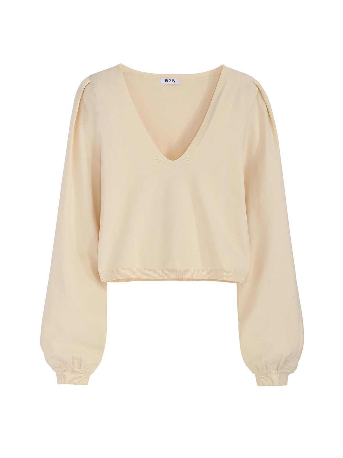 Dramatic Long Sleeve V-Neck