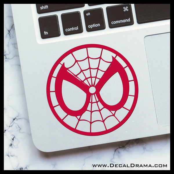 Spiderman Classic face logo, Marvel Comics-inspired Vinyl Car/Laptop D –  Decal Drama