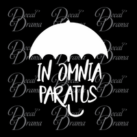 Umbrella In Omnia Paratus Gilmore Girls Inspired Fan Art Vinyl Car La Decal Drama