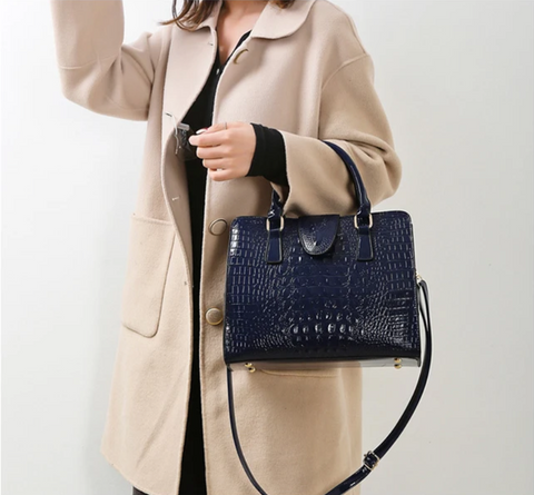 womens-navy-leather-tote
