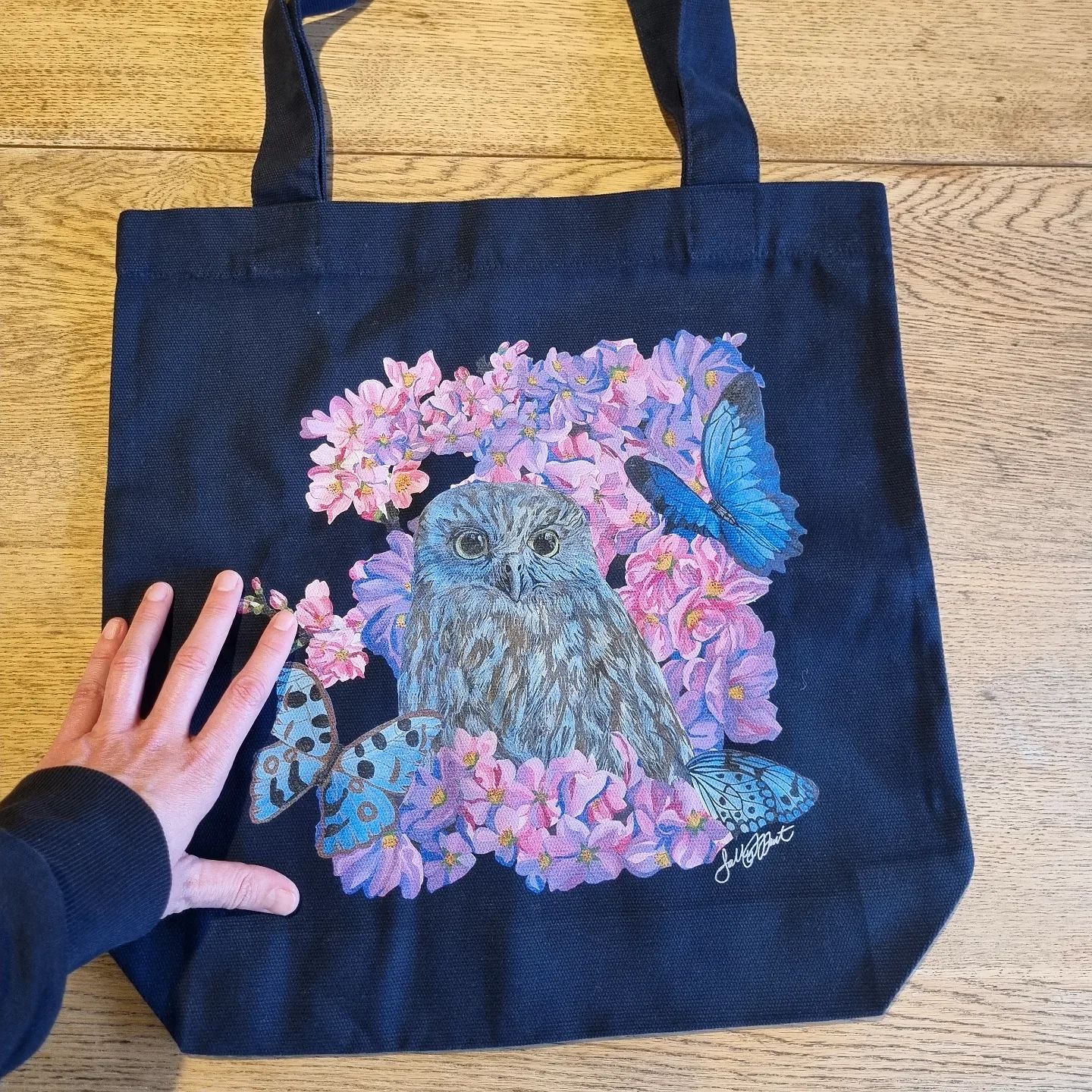 Night Blossoms artwork tote bag SALLYART