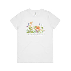 Floral Border – Autumn Glow tee AUNTIE BETTY ILLUSTRATION