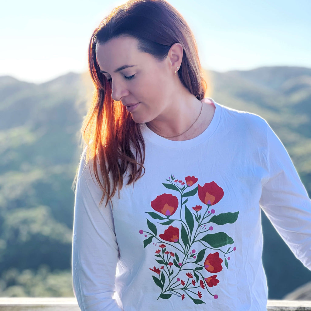 Floral Fiesta long sleeve tee BIANCA LAING