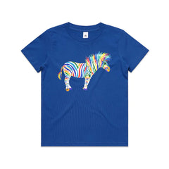 Patchwork Zebra tee AUNTIE BETTY ILLUSTRATION