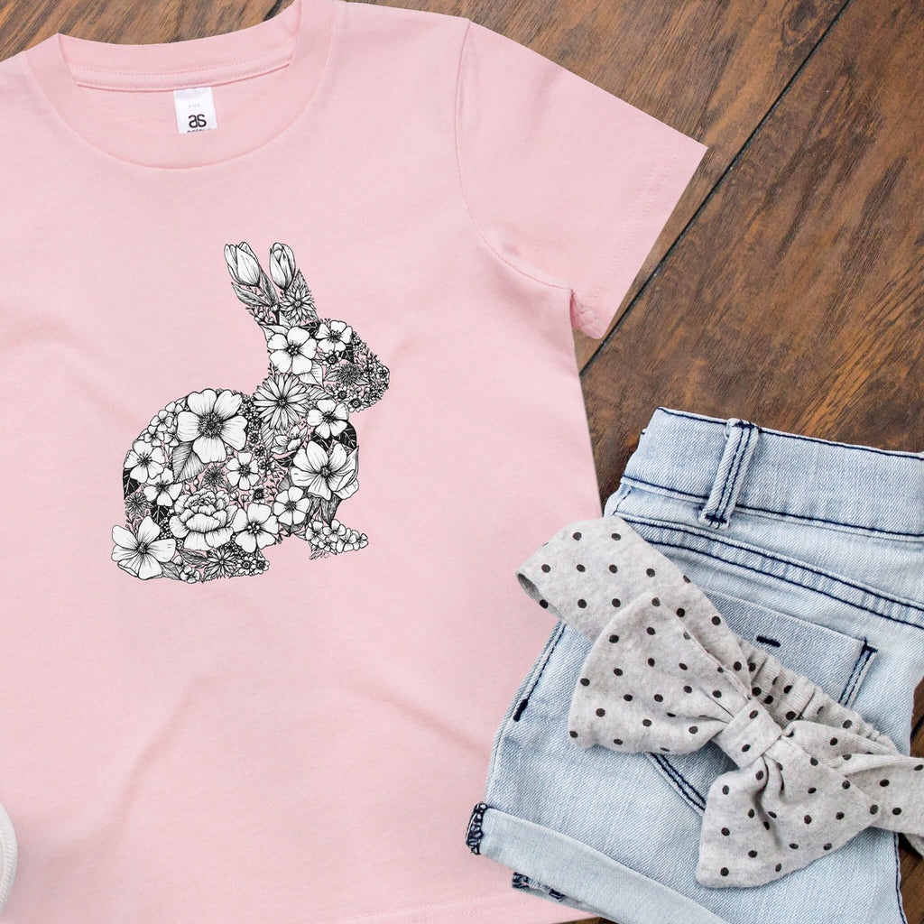 Bunny Flora tee - Limited Time Only KIRSTY MCMAHON ARTIST