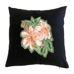 Peach & Sage Florals Cushion Cover CLOUDS OF COLOUR