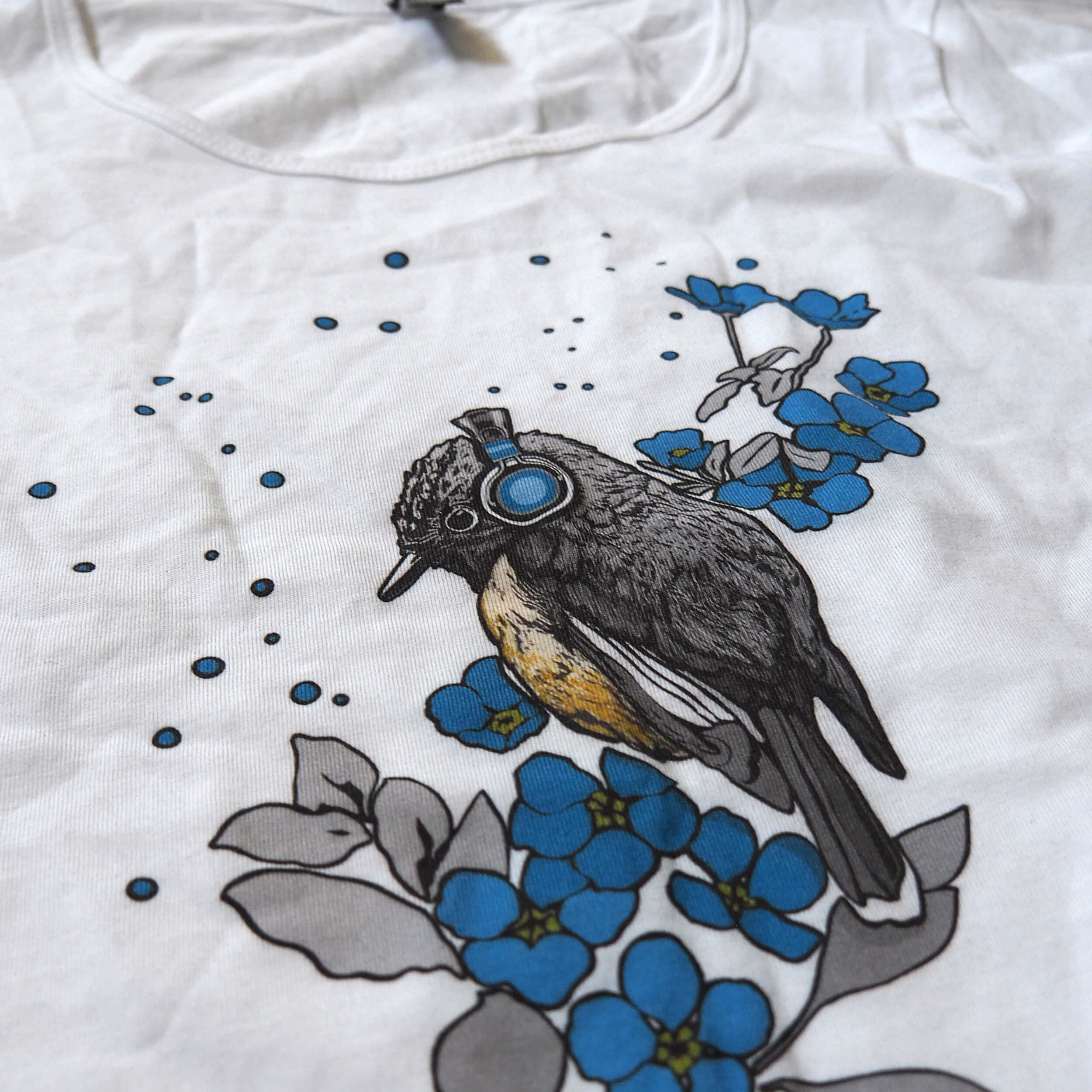 doodlewear Forget-Me-Not-tee art for a cause M_ILLUSTRATE