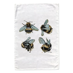 Quad Bees tea towel MARK DUGGAN
