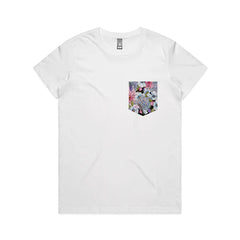 Floral Pocket tee CLOUDS OF COLOUR