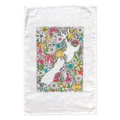 Sea of Flowers tea towel KIRSTY MCMAHON ARTIST  Regular price