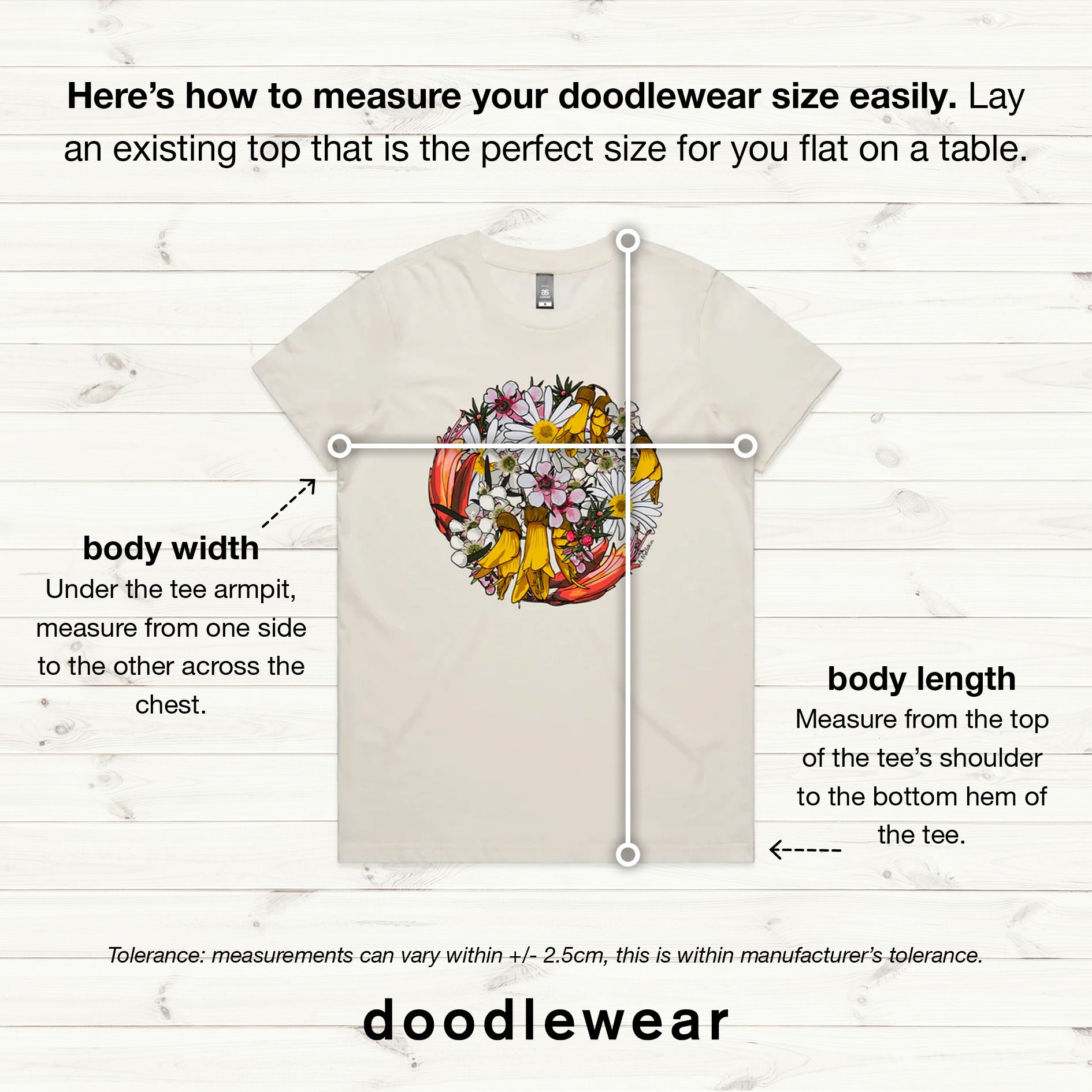 how to measure doodlewear size