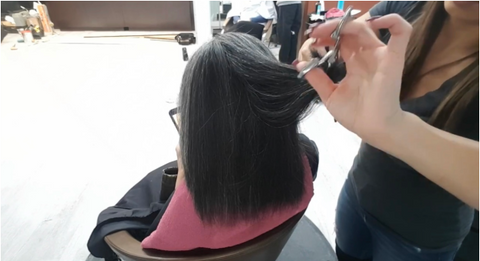 HOW TO CUT YOUR OWN HAIR STRAIGHT 