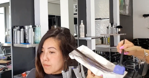 advanced color placement techniques foiling the hair