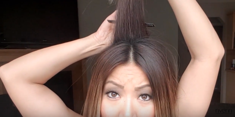 how to backcomb hair 1