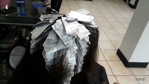 hair foiled up