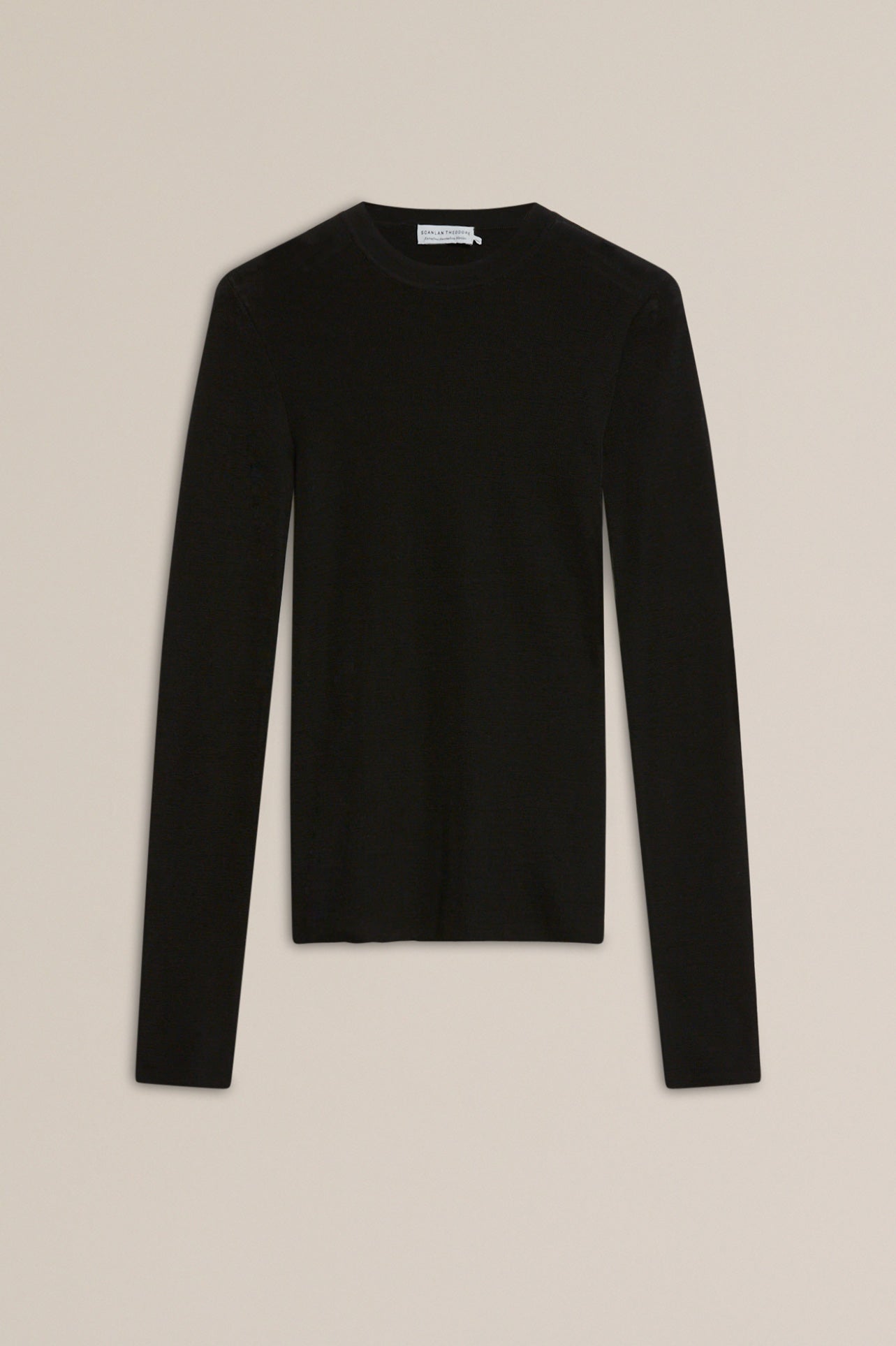 BABYWOOL CREW SWEATER - BLACK SM