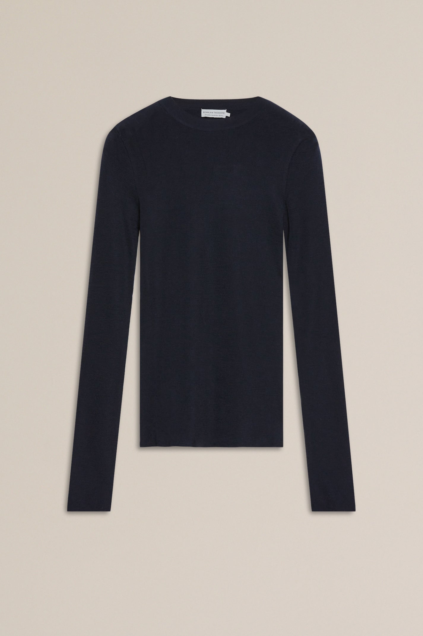 BABYWOOL CREW SWEATER - NAVY SM