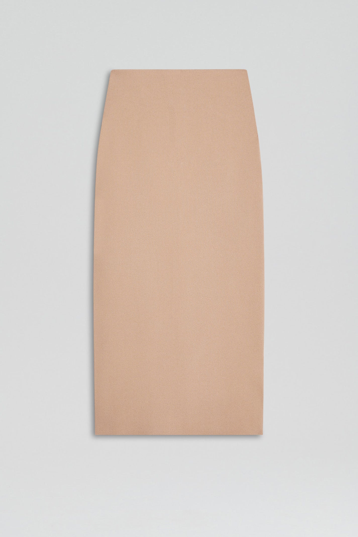 CREPE KNIT PENCIL SKIRT MIDI - OAT