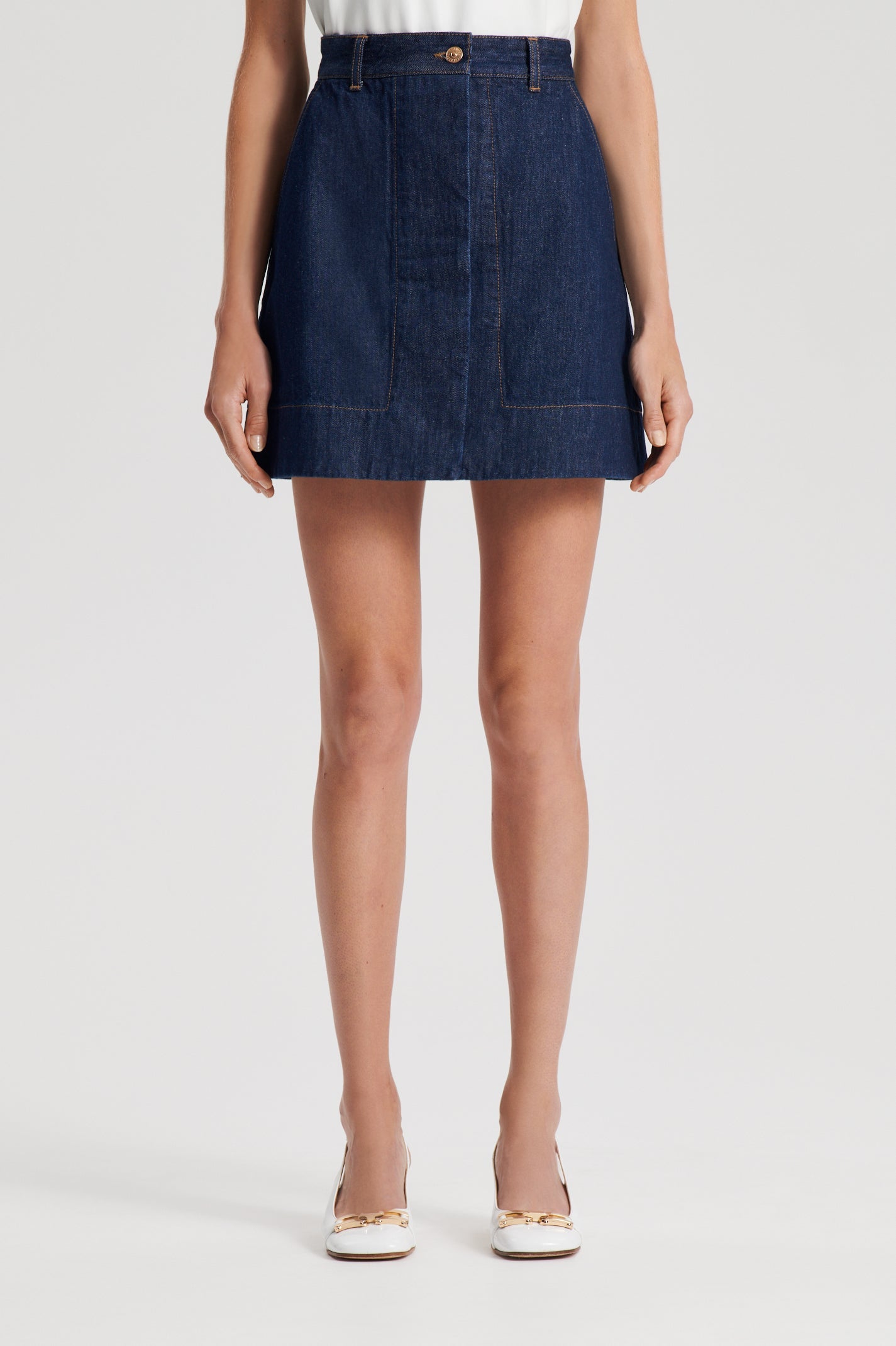 coperni denim mini skirt indigo 今年の新作から定番まで！ - スカート