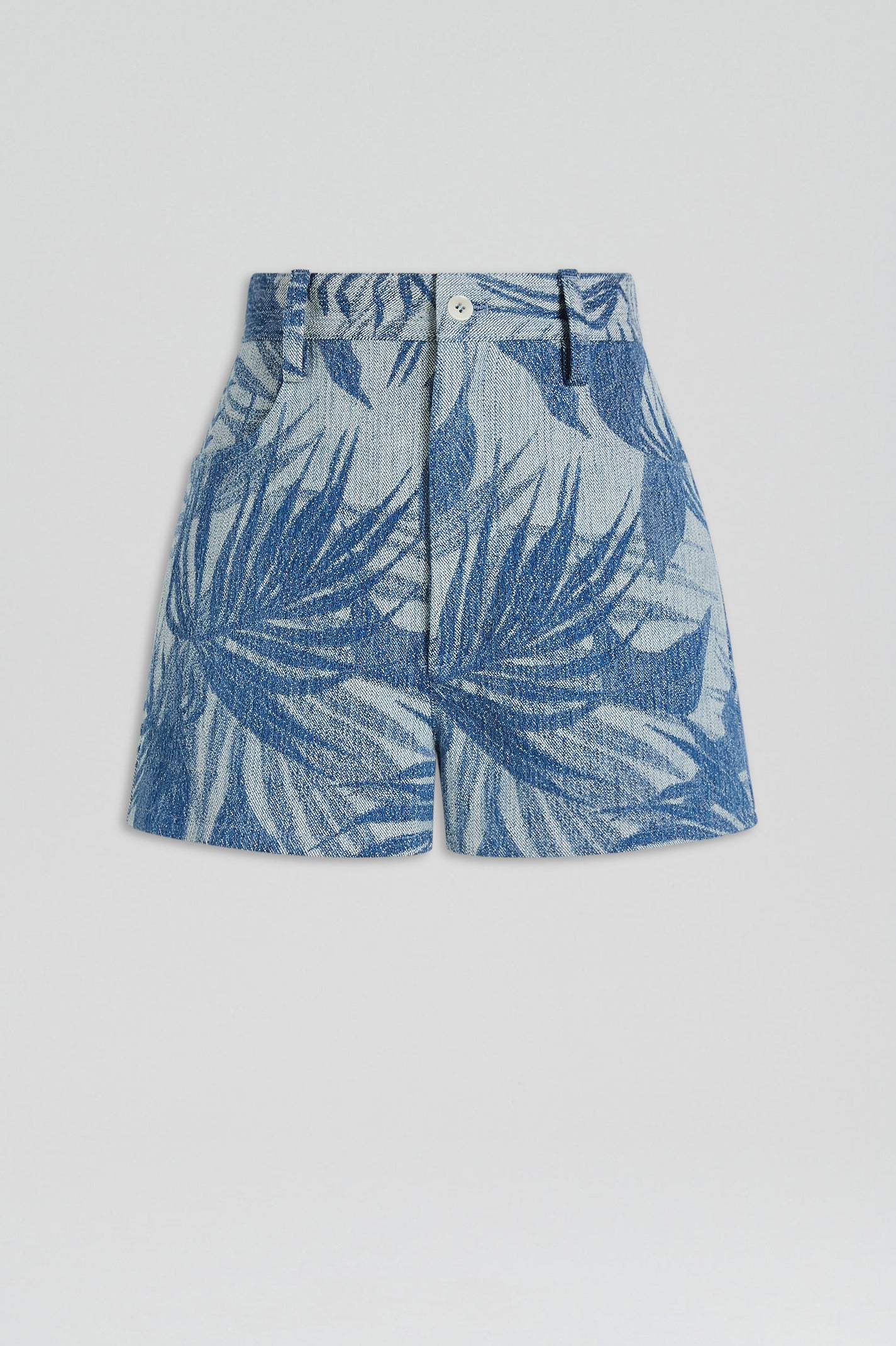 DENIM PALM SHORT